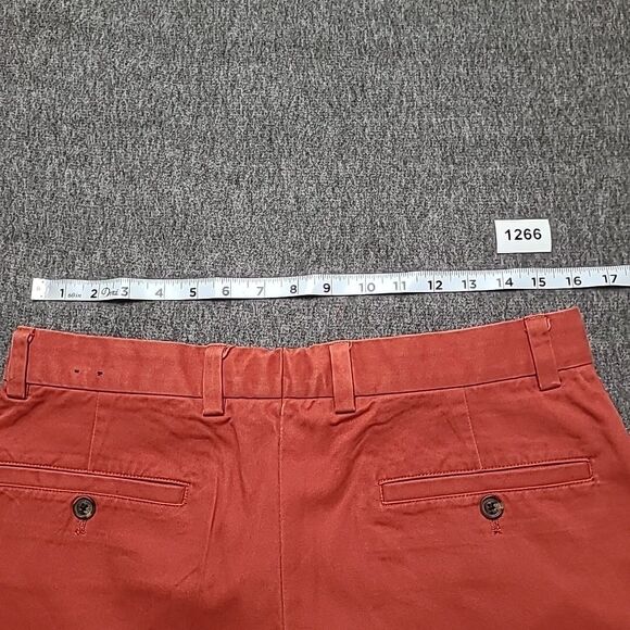 Brooks Brothers Milano Mens 32x30 Chino Pants Chestnut Office Work Career - Picture 10 of 10